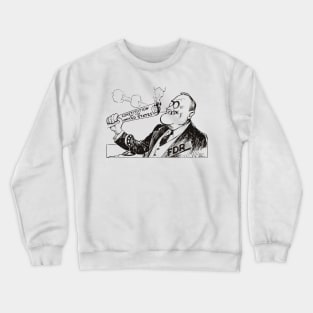 1935 Franklin D. Roosevelt Burns US Constitution Crewneck Sweatshirt